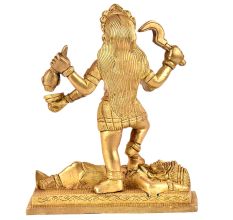 Brass Kali Statue Idol Hindu Worship Goddess Statue