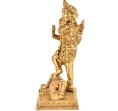 Brass Kali Statue Idol Hindu Worship Goddess Statue
