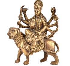 Brass Durga Maa Statue Hand made Worship Idol
