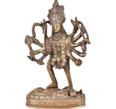 Brass Goddess Kali StatueÂ Hindu Deity Goddess Maha Kali Idol