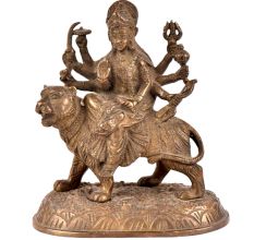 Brass Durga Statue Lord Amba Ji  Puja Statue