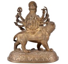 Brass Durga Statue Lord Amba Ji  Puja Statue