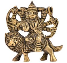 Brass Durga Statue Goddess Ma Nav Durga Statue