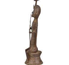 Brass Tribal Warrior Figurine Home Decor Statue