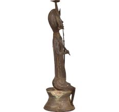 Brass Tribal Warrior Figurine Home Decor Statue