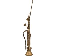 Hand Crafted Brass Female God Form Standing Statue