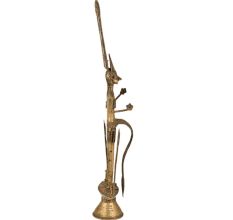 Hand Crafted Brass Female God Form Standing Statue