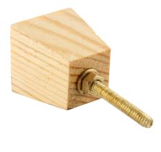 Natural Square Wooden Cabinet knobs