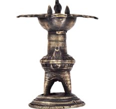 Brass Oil Lamp Diyas Traditional Peacock Oil Lamp