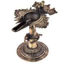 Brass Oil Lamp From Orissa Dhokra WorkÂ Bird Figurines