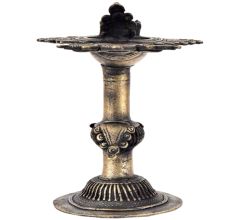 Brass Oil Lamp From Orissa Dhokra WorkÂ Bird Figurines