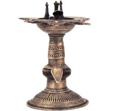Brass Oil Lamp Indian Religious Brass Peacock Oil Lamp