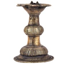 Brass Oil Lamp Rare Collectable Worship Lamp With Stand