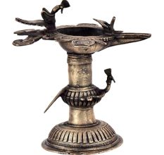 Handicrafted Brass Oil Lamp Diya Lamp Dokra Home Decoration Diya Lamp