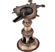Handcrafted Brass Oil lamp Dhokra Brass Hand Oil Lamp