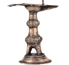 Handcrafted Brass Oil lamp Dhokra Brass Hand Oil Lamp