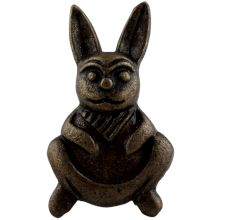 Antique Rabbit Iron Dresser Knob