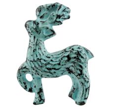 Antique Sage Green Baby Dear Iron Cabinet Knob