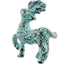 Antique Sage Green Baby Dear Iron Cabinet Knob
