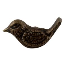 Antique Small Bird Iron Cabinet Knob