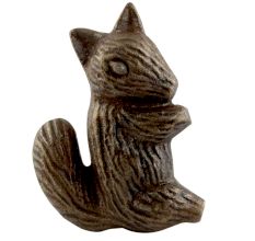 Antique Squirrel Iron Dresser Knob
