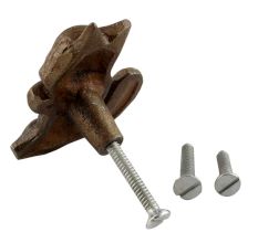 Antique Squirrel Iron Dresser Knob