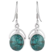 92.5 Sterling Silver Earrings Single Green Jade Earrings For Girls
