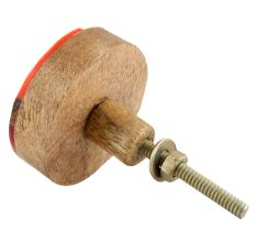 Multicolor Resin And Wood Cabinet Knob
