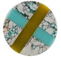 Multicolor Resin And Wood Cabinet Knob