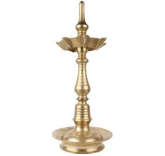 Brass Oil Lamp Diwali Vilakku Nilavilakku Puja Oil Lamp