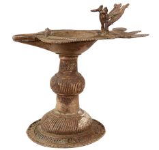 Brass Oil Lamp Dhokra Brass Metal Hand oil Lamp/ Samai