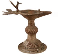 Brass Oil Lamp Dhokra Brass Metal Hand oil Lamp/ Samai