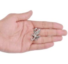 92.5 Sterling SilverÂ Eagle Pendant Flying Bird Necklace Charm Jewellery