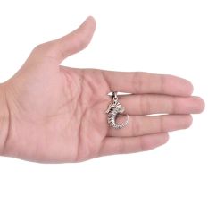 925 Sterling Silver Sea Horse Charm Pendant For Necklace