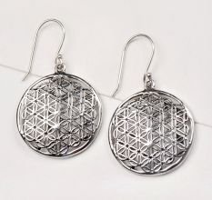 92.5 Sterling Silver Floral Jali New Design Earrings