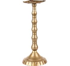 Brass Oil Lamp Long 4 Wick Oil Lamp With Stand