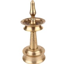 Handmade Kerala VilakkuÂ Brass Ceremonial Oil lamp