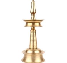 Handmade Kerala VilakkuÂ Brass Ceremonial Oil lamp