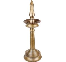 Brass Oil Lamp Kerala Deepam Solid Brass Material