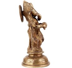 Handmade Brass Musical Ganesha Idol