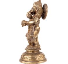 Handmade Brass Musical Ganesha Idol