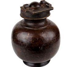 Handcrafted Brass Holy Water Pot With Lid