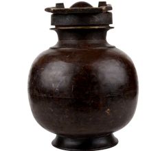 Handcrafted Brass Holy Water Pot With Lid