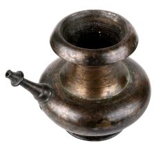Brass Holy Water Pot With Stout And Long Neck