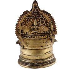 Golden Brass Oil Lamp Pooja Home Temple Diya Lamp