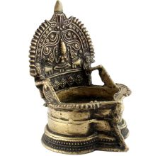 Traditional Brass Oil Lamp Puja Lamp Diya 
