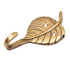 Brass Small Betel Leaf Wall Hook