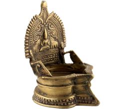 Traditional Handmade Oil lamps With Laxmi Kalash And Flowers