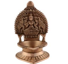 Small Ashtadhatu Oil Lamp Kerala TraditionalÂ 