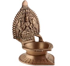 Small Ashtadhatu Oil Lamp Kerala TraditionalÂ 